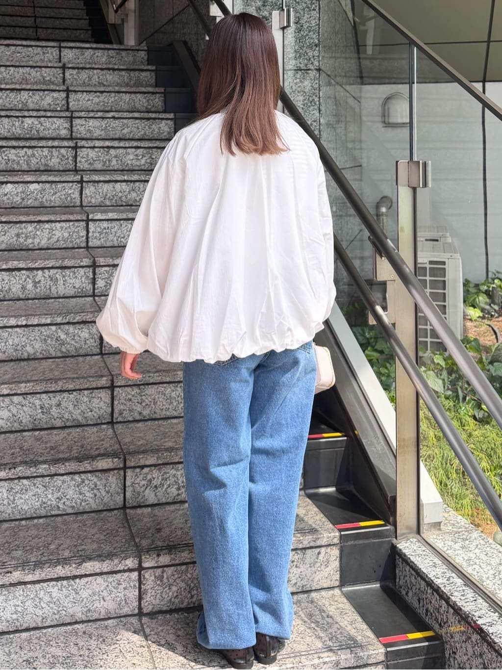 HANNAさんの「OPAQUE.CLIP｜撥水 裾バルーンブルゾン【洗濯機OK】」を使ったコーディネート