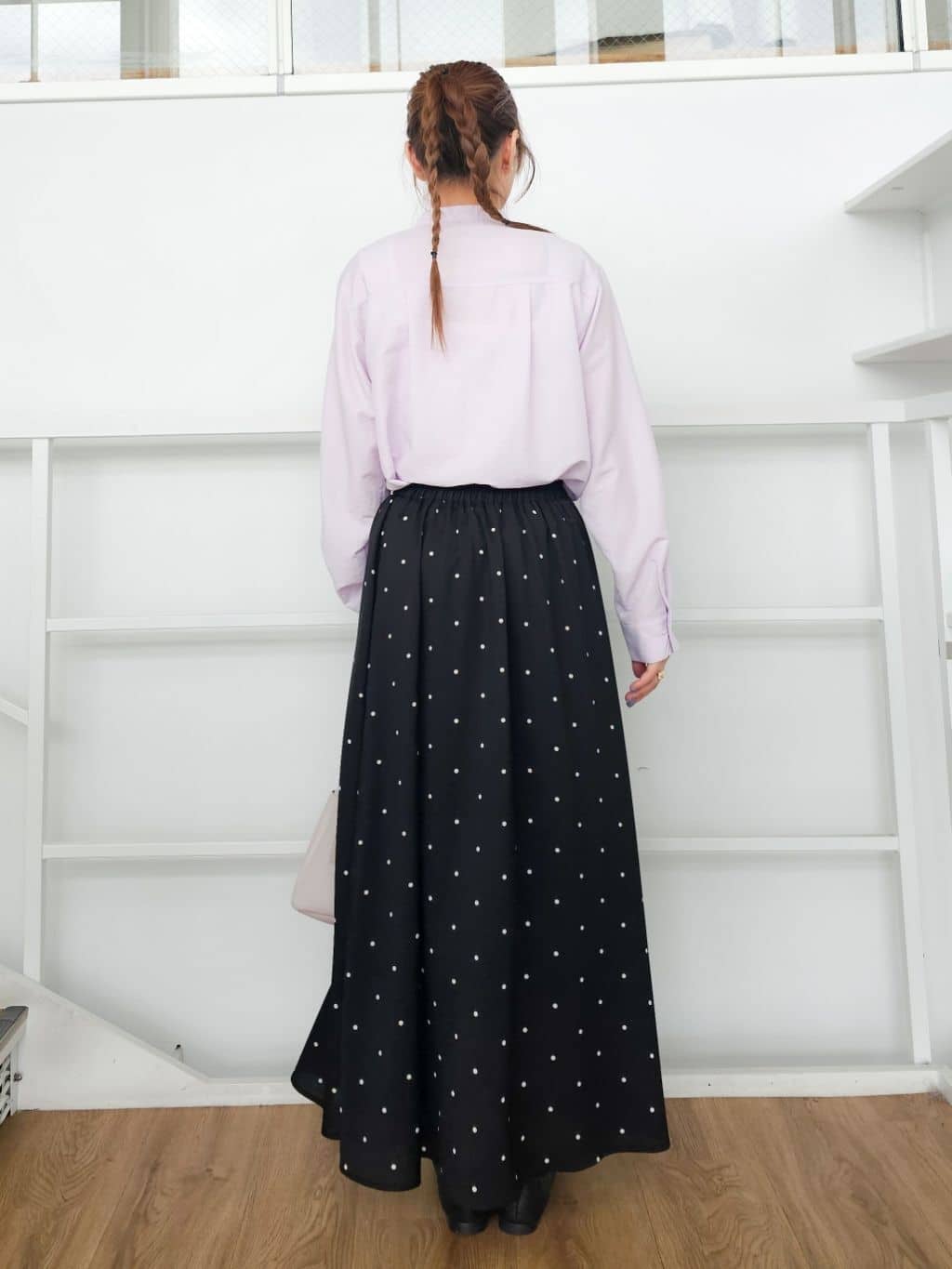 ゆゆさんの「SHOO･LA･RUE｜【軽量/2WAY】ロングハンドル ラウンドトートバッグ」を使ったコーディネート