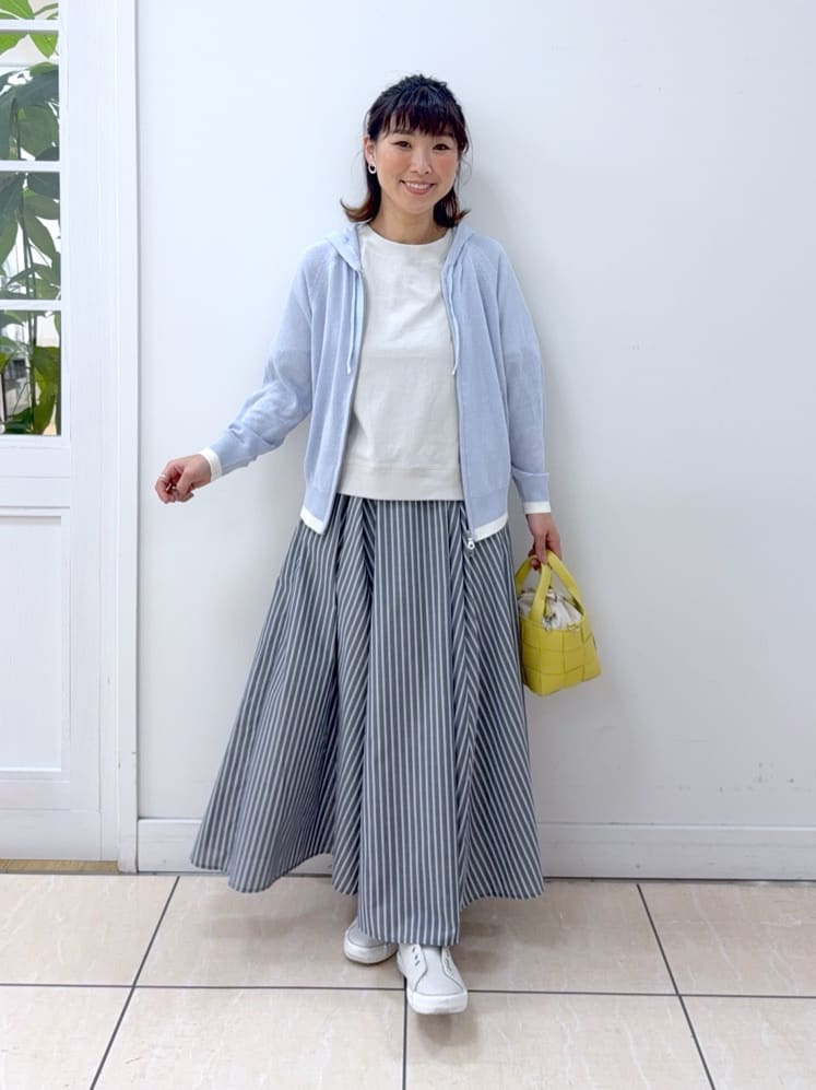 Osawaさんの「Dessin｜【洗える】リネン混フーデッドパーカー」を使ったコーディネート