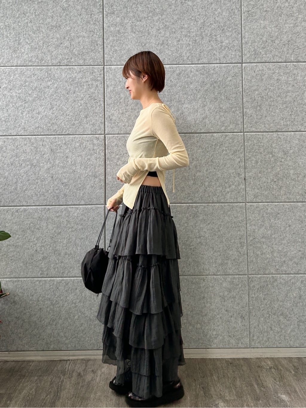 harunaさんの「CODE A｜M dramatic skirt」を使ったコーディネート