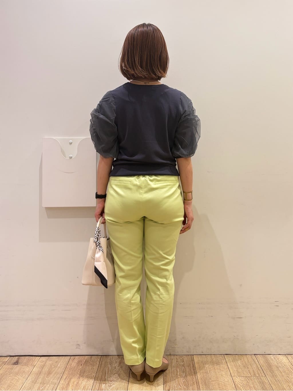 YUKOさんの「index｜《再入荷》ダブルブレストテーラードジャケット【接触冷感／吸水速乾／イージーアイロン／防シワ／洗濯機O」を使ったコーディネート