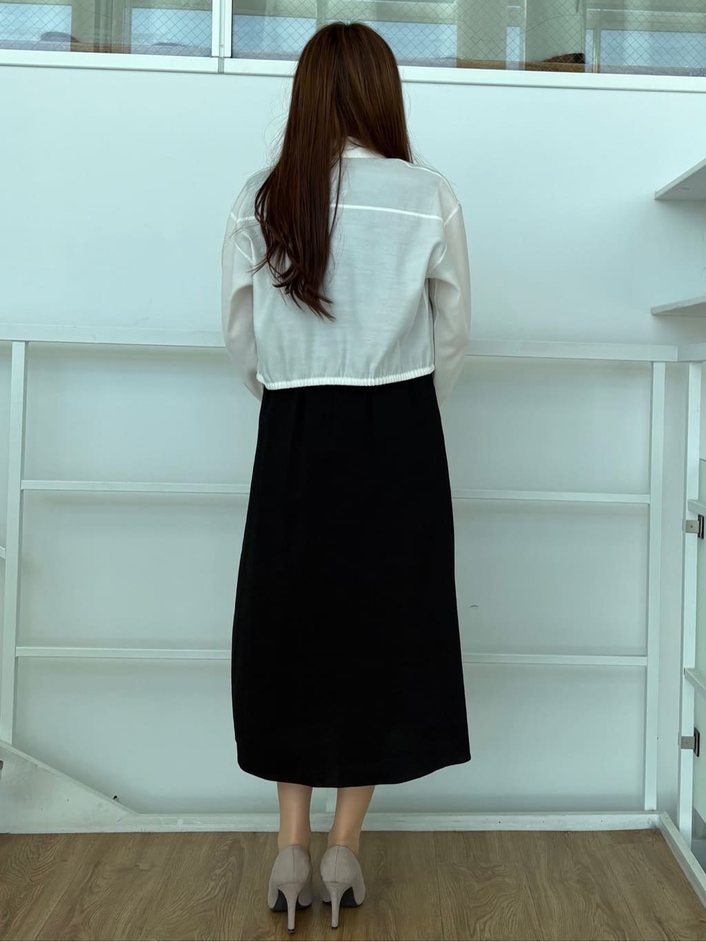 sayaさんの「COUP DE CHANCE｜【手洗い可】クロップドシャツ」を使ったコーディネート