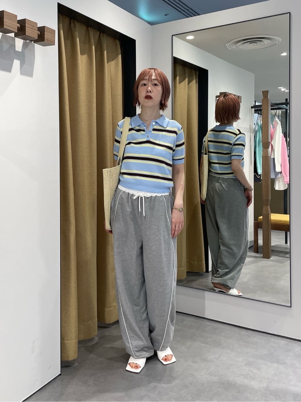 mikuさんの「INDIVI｜ジャカードポロニット」を使ったコーディネート