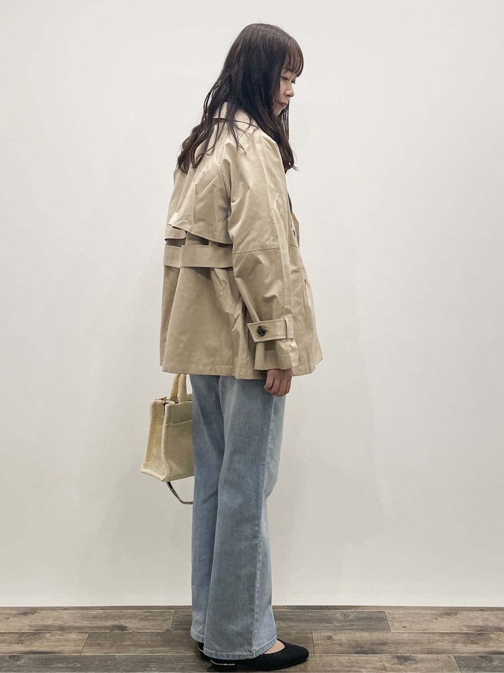 Aikoさんの「OPAQUE.CLIP｜ミドルトレンチコート【洗濯機OK】」を使ったコーディネート