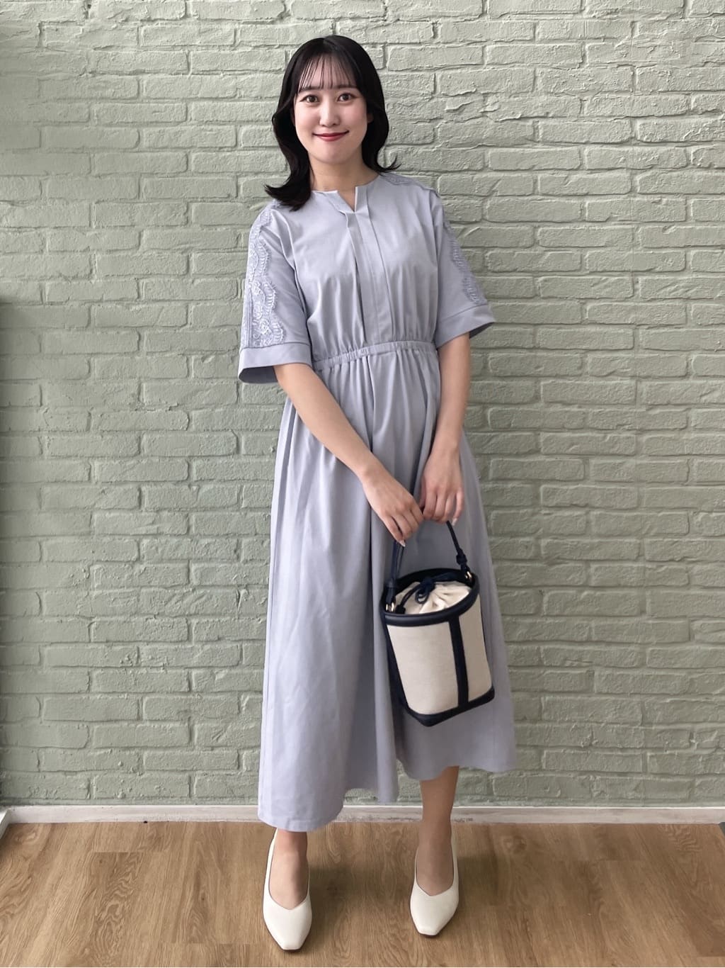 yukariさんの「Reflect｜【UVカット／接触冷感】ドルマン袖ジャージワンピース」を使ったコーディネート