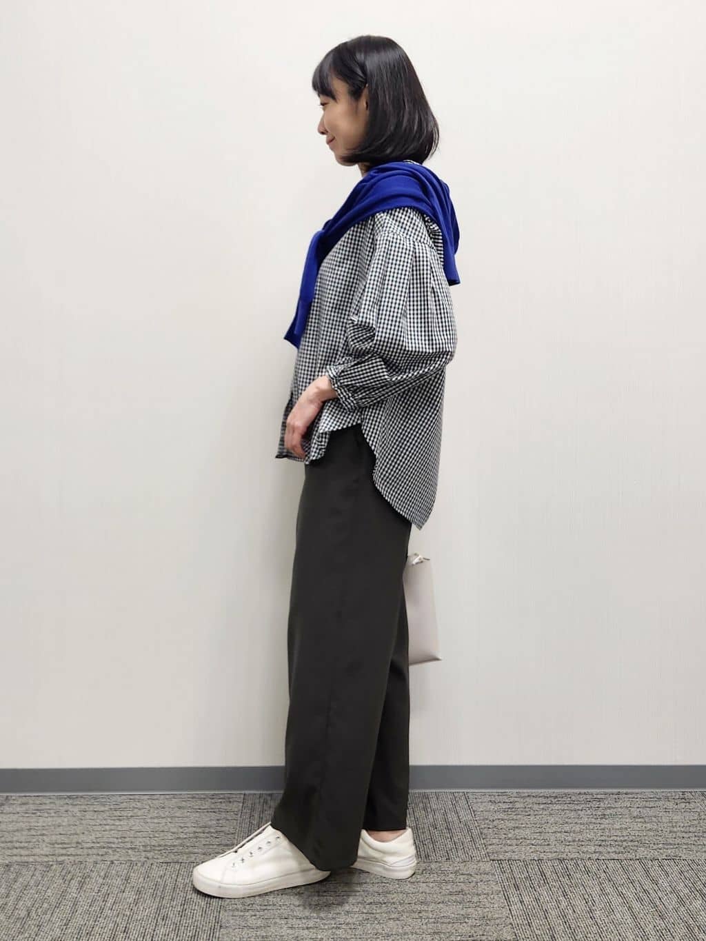 naraさんの「Dessin｜【洗える】バルーンスリーブバンドカラーシャツ」を使ったコーディネート