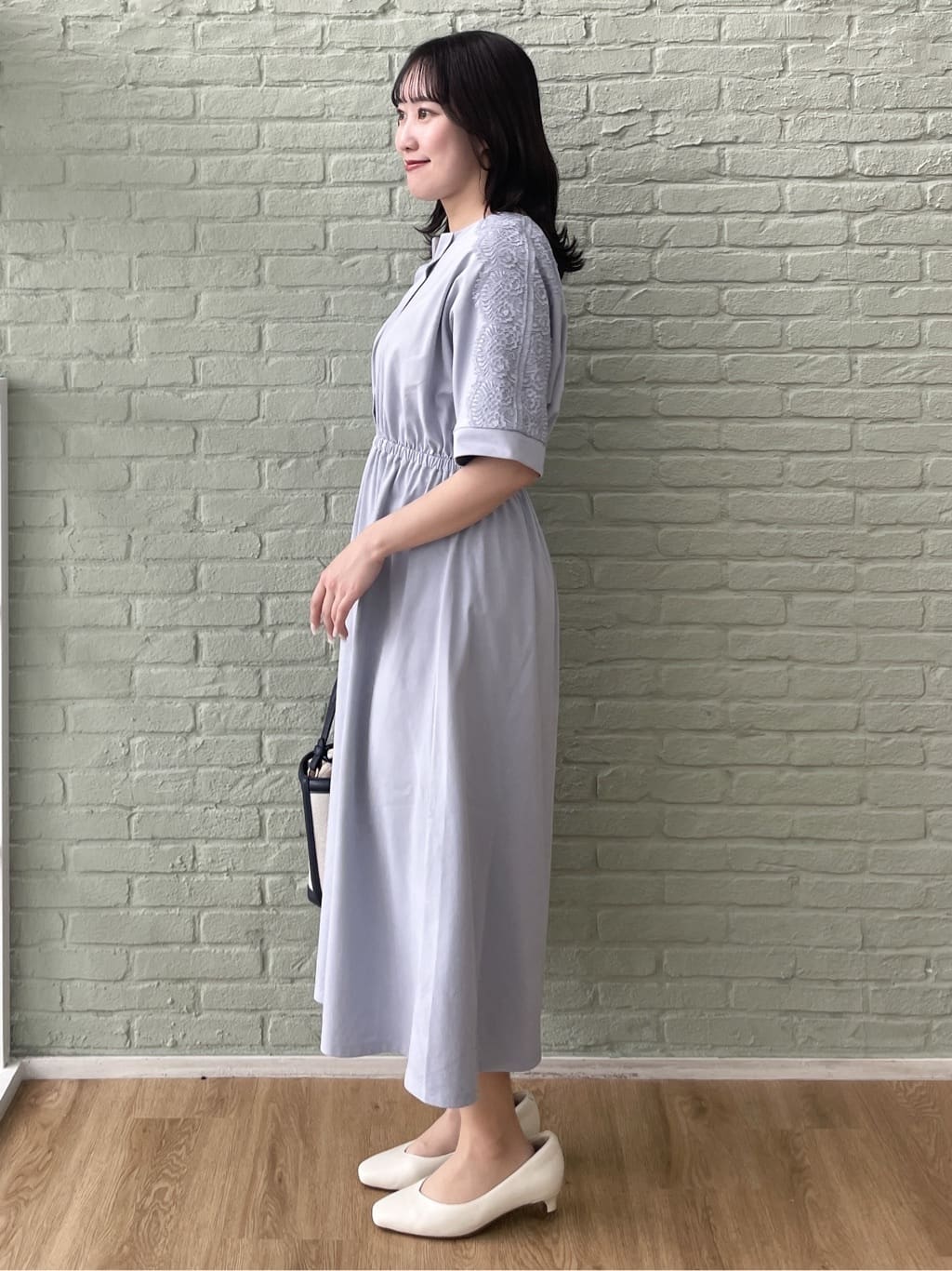 yukariさんの「Reflect｜【UVカット／接触冷感】ドルマン袖ジャージワンピース」を使ったコーディネート