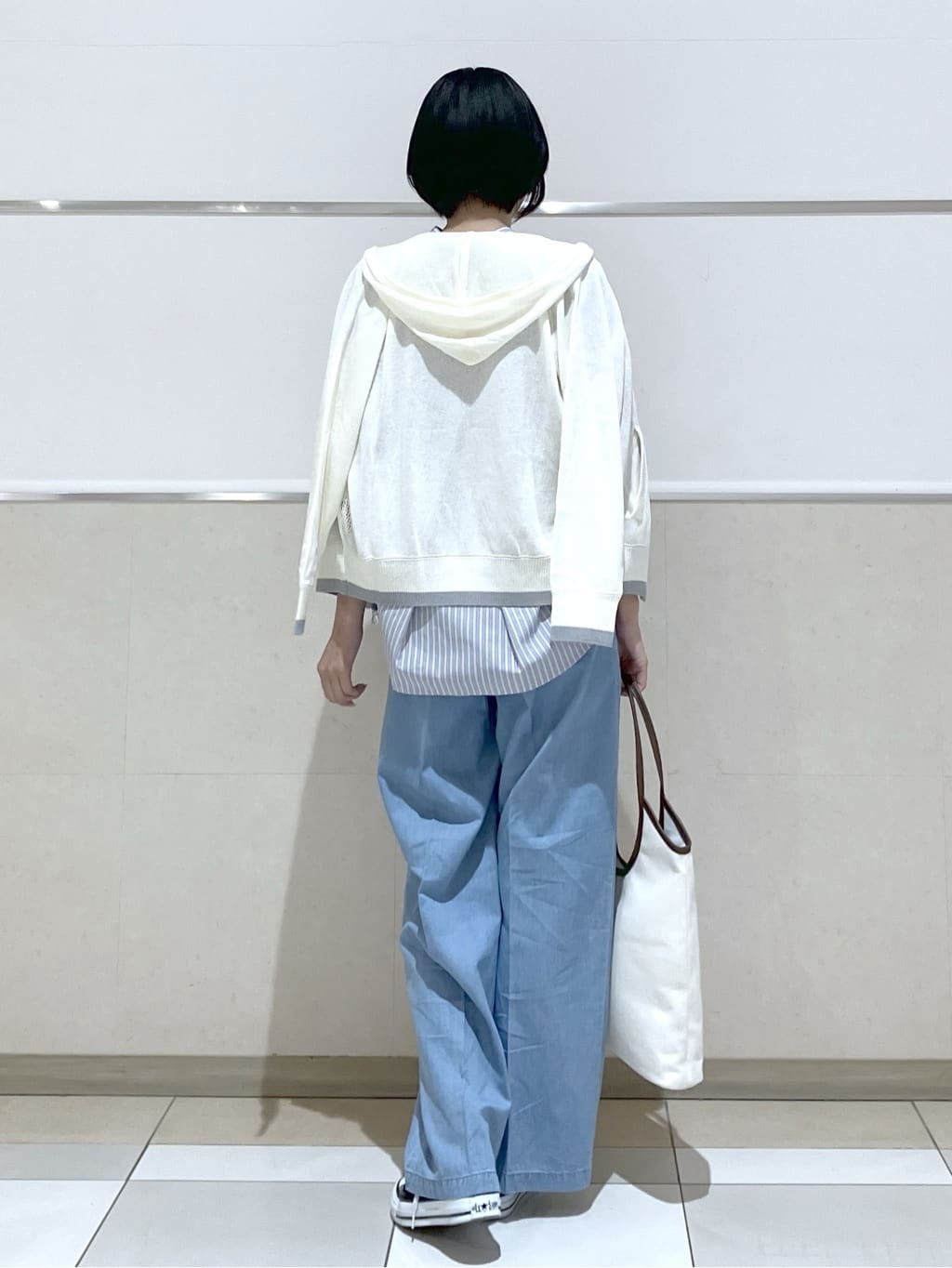 eriko さんの「Dessin｜【洗える】バルーンスリーブバンドカラーシャツ」を使ったコーディネート