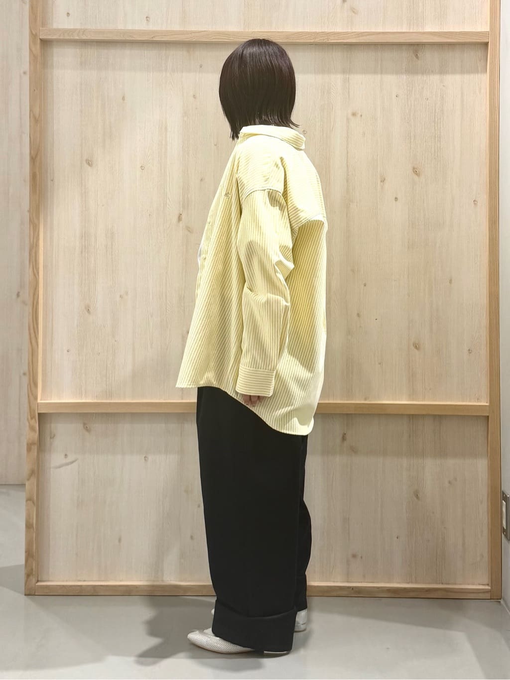 nanaさんの「THE SHOP TK｜【POLO BCS 別注】ストライプOXシャツ」を使ったコーディネート
