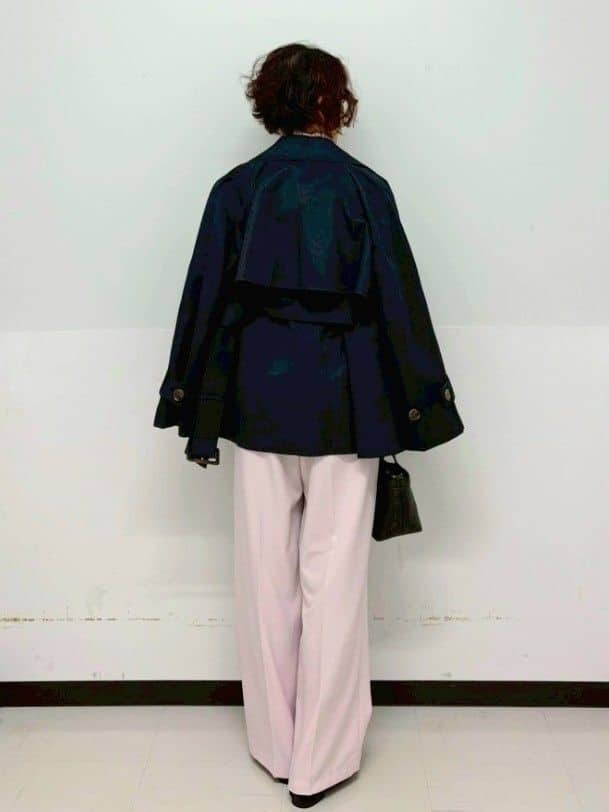 くまみさんの「OPAQUE.CLIP｜ミドルトレンチコート【洗濯機OK】」を使ったコーディネート