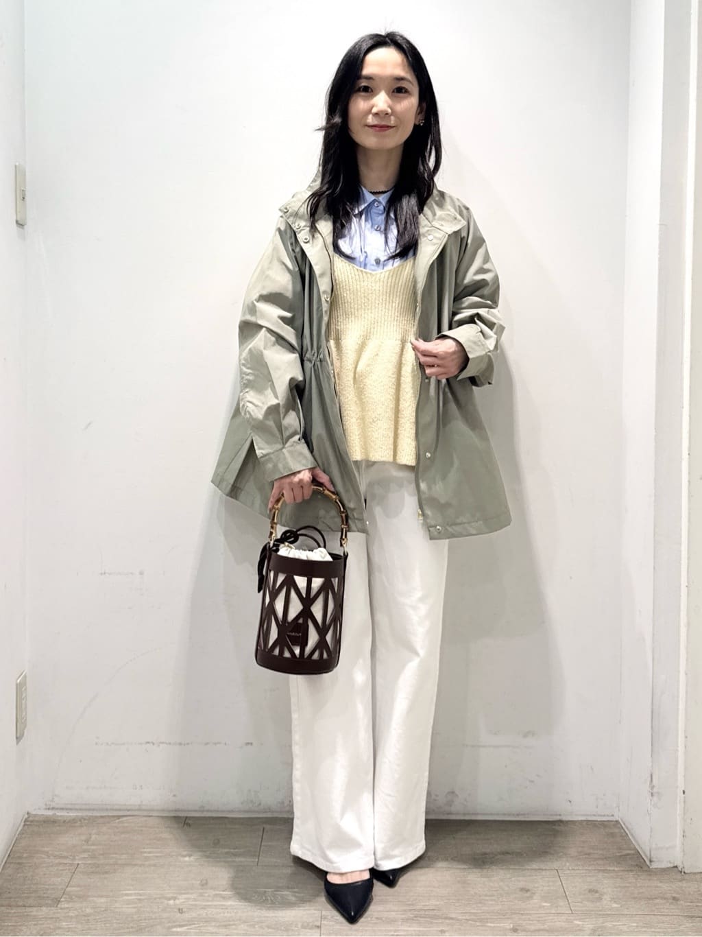 yuicciさんの「OPAQUE.CLIP｜撥水スタンドZIPブルゾン【洗濯機OK／UVケア／花粉対応】」を使ったコーディネート