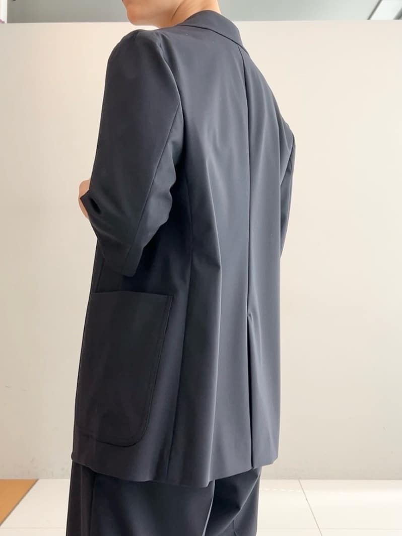 OCHIAIさんの「DRESSTERIOR｜【接触冷感/セットアップ可】 2WAYストレッチスリークオータージャケット」を使ったコーディネート