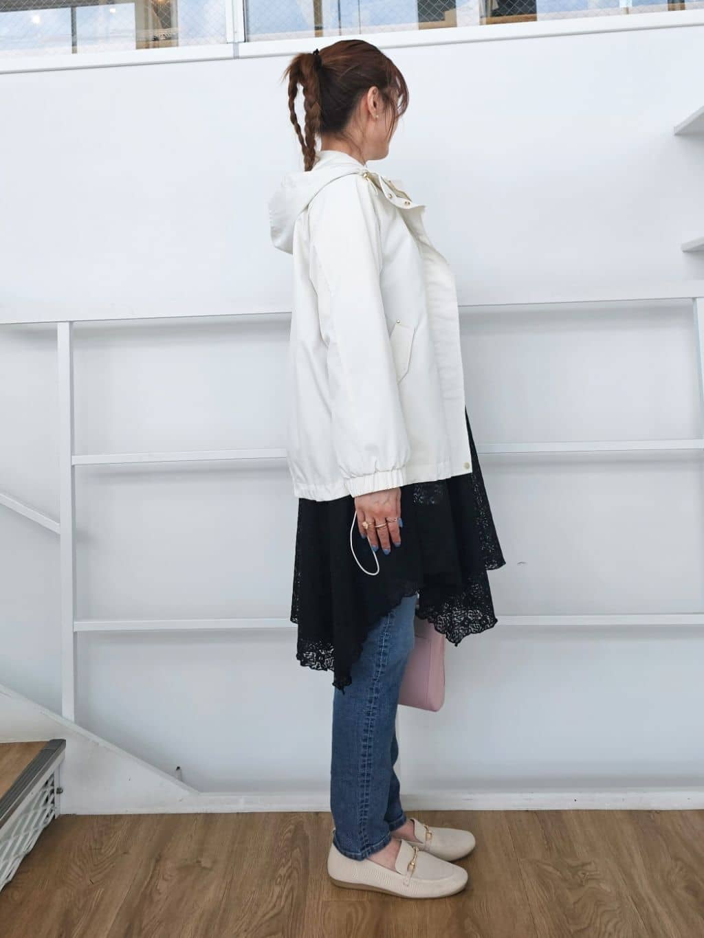 ゆゆさんの「SHOO･LA･RUE｜【前後2WAYネック】レイヤードスタイルにおすすめ レースキャミチュニック」を使ったコーディネート