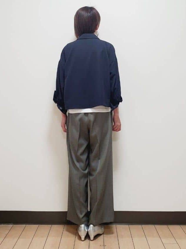 yuuさんの「Reflect｜リネンライクシャツブルゾン」を使ったコーディネート