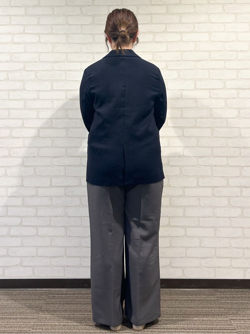 mochiさんの「OPAQUE.CLIP｜【UV／接触冷感】ダブルブレストジャケット《防シワ加工／洗える》」を使ったコーディネート
