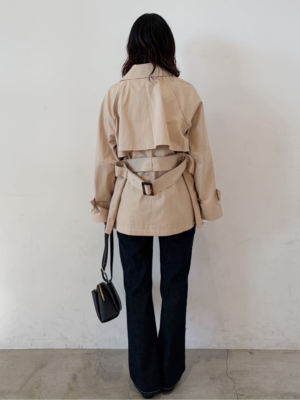 haruさんの「OPAQUE.CLIP｜ミドルトレンチコート【洗濯機OK】」を使ったコーディネート