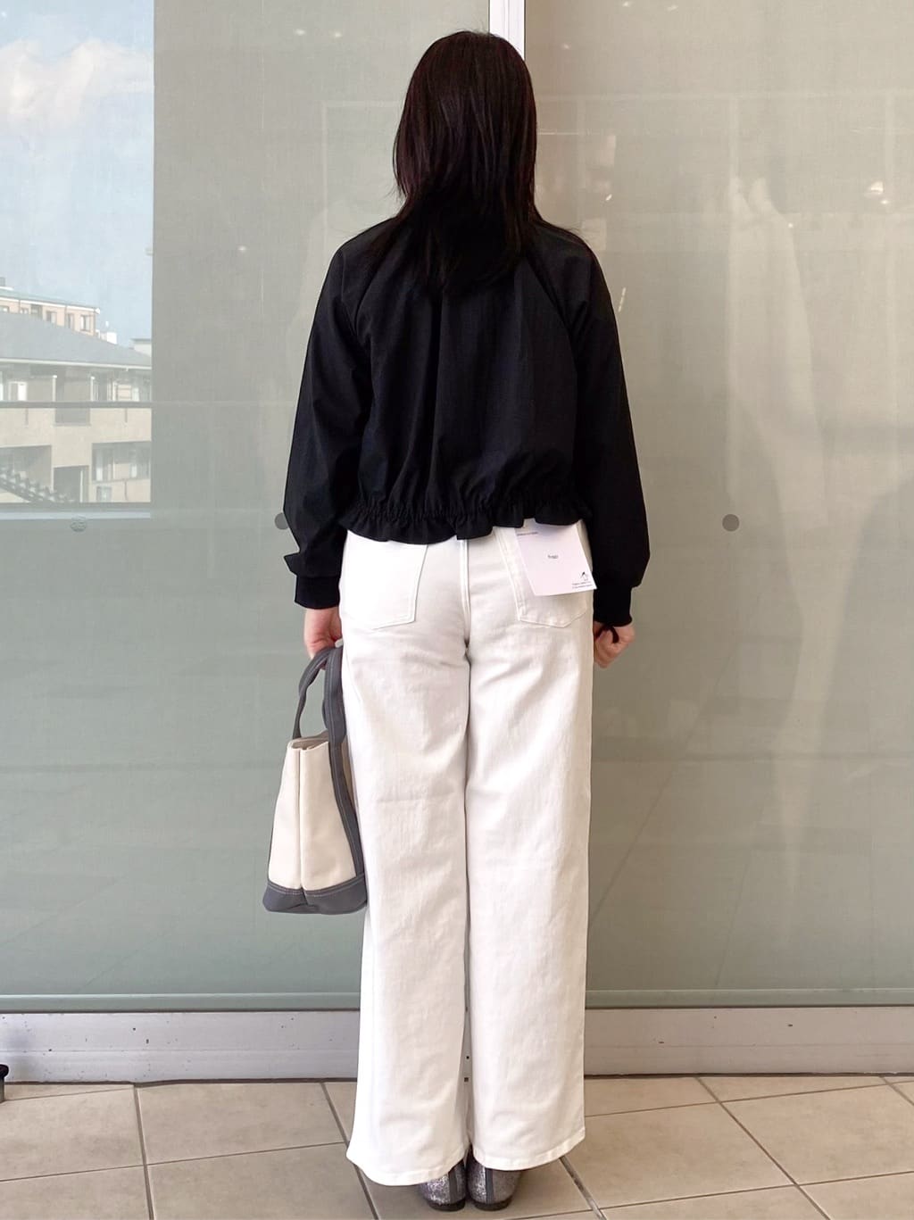 Jeanさんの「OPAQUE.CLIP｜接触冷感ノーカラーブルゾン【洗濯機OK／防シワ】」を使ったコーディネート