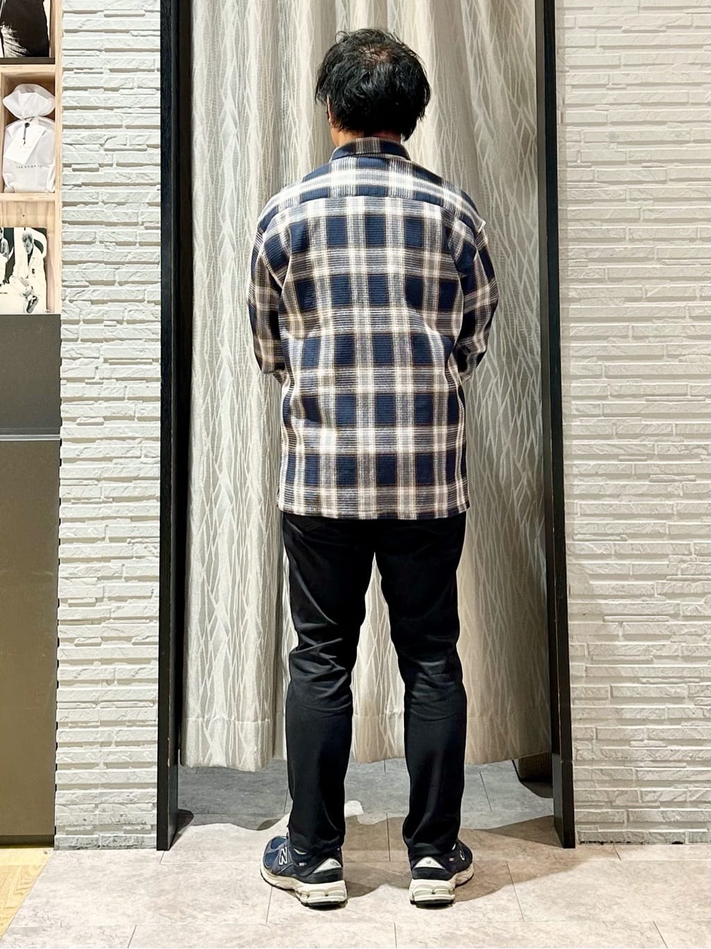 KENJI Iさんの「THE SHOP TK｜【一枚で着映える】パターンブロッキング 半袖Tシャツ 洗濯機OK」を使ったコーディネート