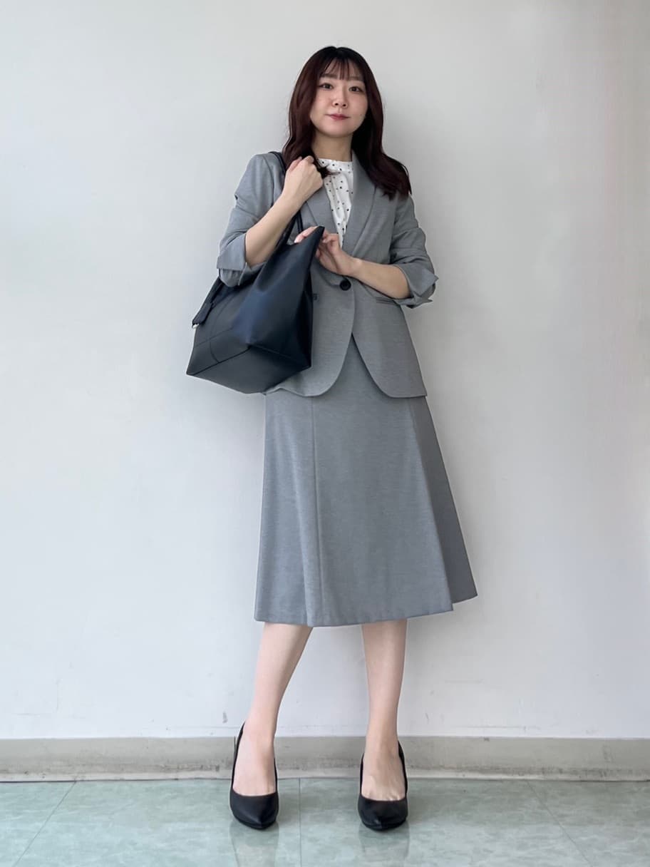 KAHOさんの「UNTITLED｜【UV/接触冷感/スーツ】ジャージテーラードジャケット」を使ったコーディネート