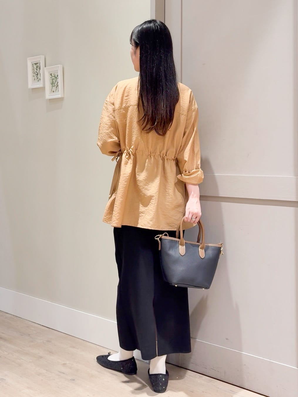 Mayuさんの「grove｜高評価！【体型カバー・洗える】シアーサファリシャツジャケット」を使ったコーディネート