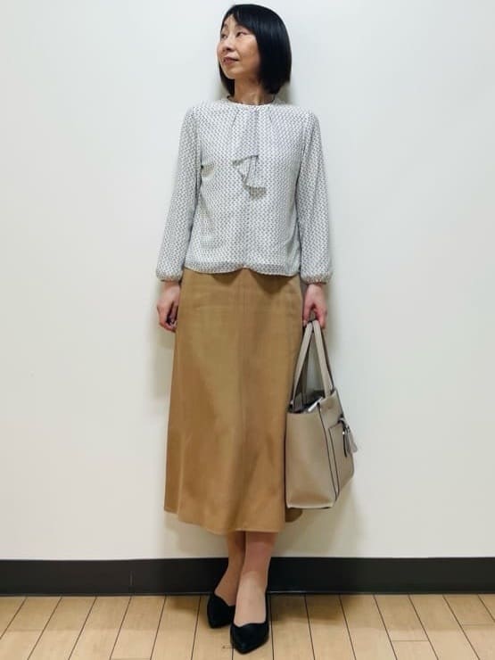 Riiさんの「Reflect｜【アンサンブル可】バイカラーカーディガン」を使ったコーディネート