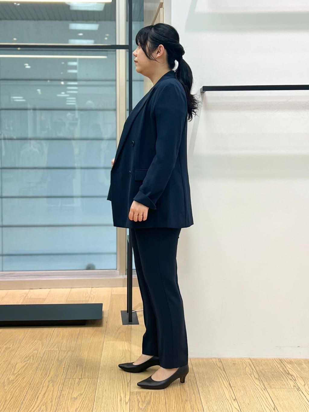 shimaさんの「INDIVI｜【洗える／多機能／SETUP可】着る日傘ダブルジャケット」を使ったコーディネート