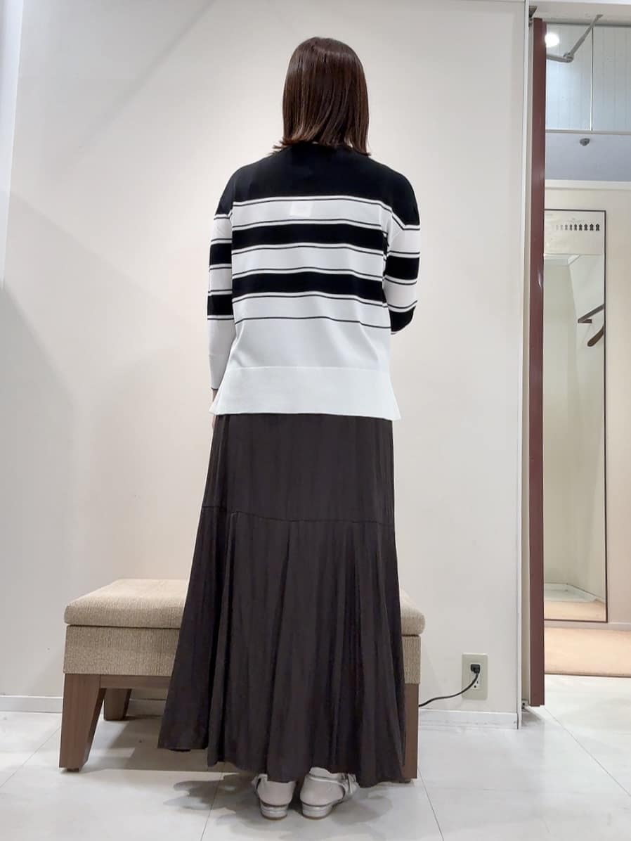 YUIさんの「UNTITLED｜【定番人気/はっ水/洗える】タスランショートトレンチコート」を使ったコーディネート