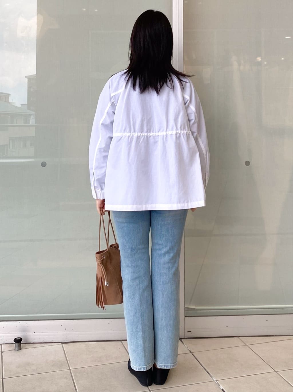 Jeanさんの「OPAQUE.CLIP｜撥水スタンドZIPブルゾン【洗濯機OK／UVケア／花粉対応】」を使ったコーディネート