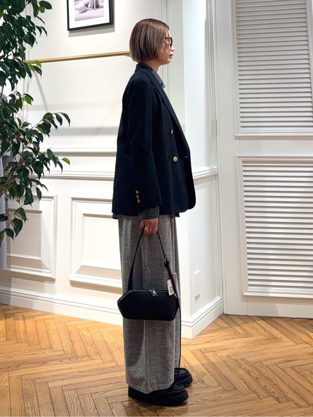 renaさんの「DRESSTERIOR｜コンフォート ダブルブレザー」を使ったコーディネート