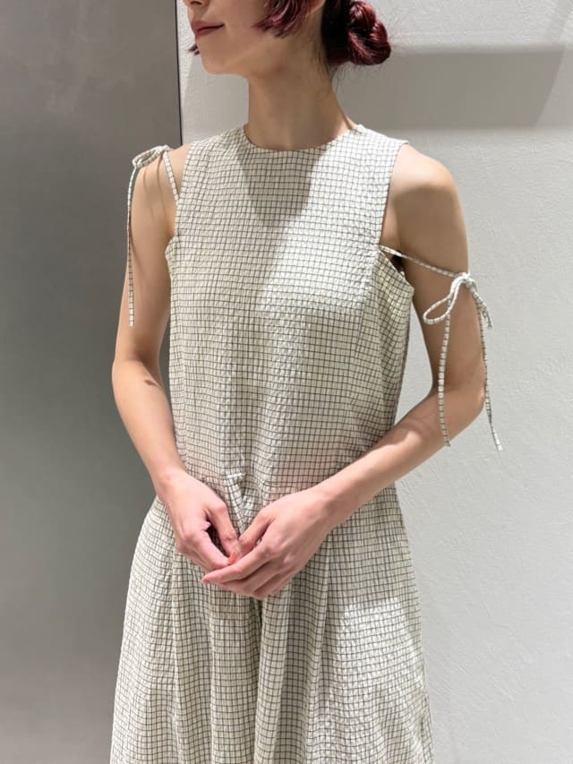Rielさんの「CODE A｜shoulder ribbon dress」を使ったコーディネート