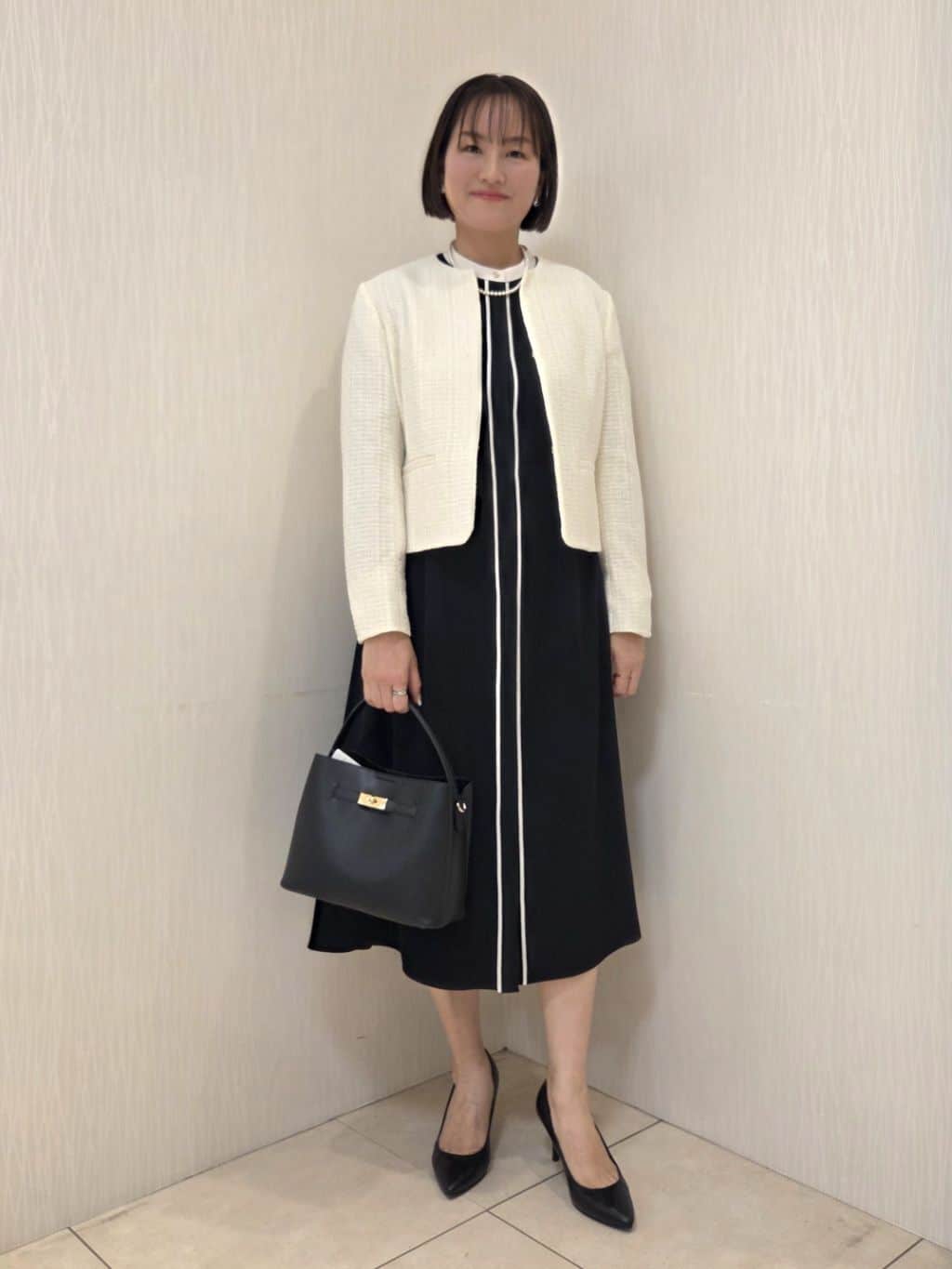 naokoさんの「UNTITLED｜【セットアップ可/フォーマル】ツイードジャケット」を使ったコーディネート