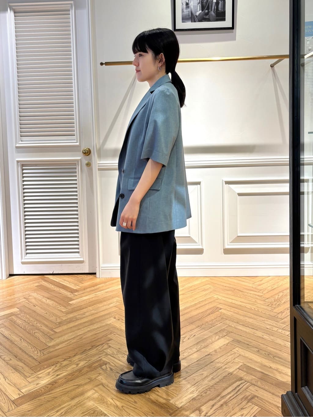 cocoさんの「DRESSTERIOR｜【接触冷感/ウォッシャブル/otonaMUSE5月号掲載】カービーカーゴパンツ」を使ったコーディネート