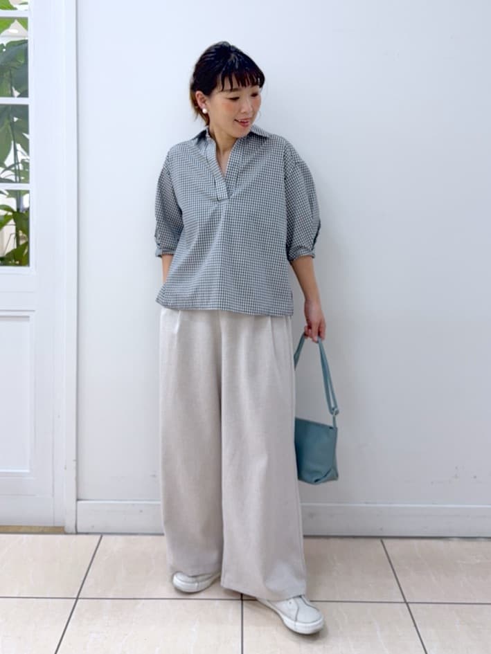 Osawaさんの「Dessin｜【洗える】スキッパーシャツブラウス」を使ったコーディネート