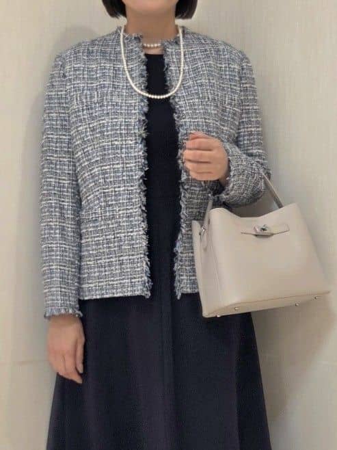 naokoさんの「UNTITLED｜【仕事着/スーツ】ファンシーツイード ジャケット」を使ったコーディネート