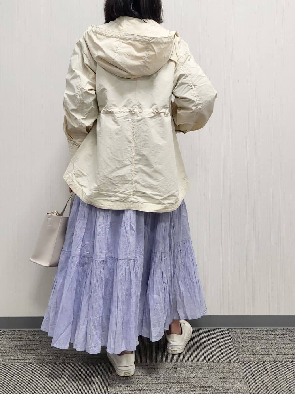naraさんの「Dessin｜【撥水・洗える】フーデッドライトブルゾン」を使ったコーディネート