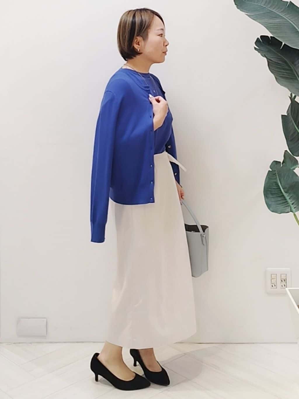 s u g iさんの「UNTITLED｜【アンサンブル可/洗える】ウォームスパン カーディガン」を使ったコーディネート