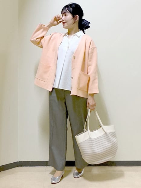  beni_gingerさんの「Reflect｜【着回し力◎】ジャケット風ニットカーディガン」を使ったコーディネート