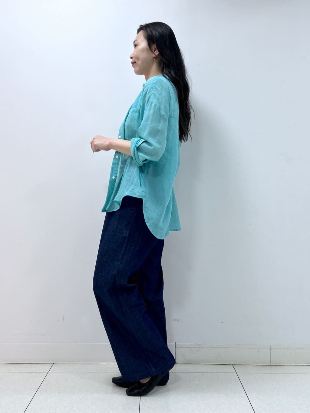 Kaiさんの「Dessin｜【洗える】シアーカラーシャツ」を使ったコーディネート