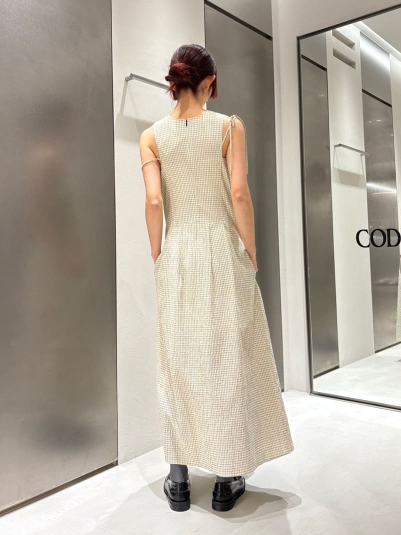 Rielさんの「CODE A｜shoulder ribbon dress」を使ったコーディネート