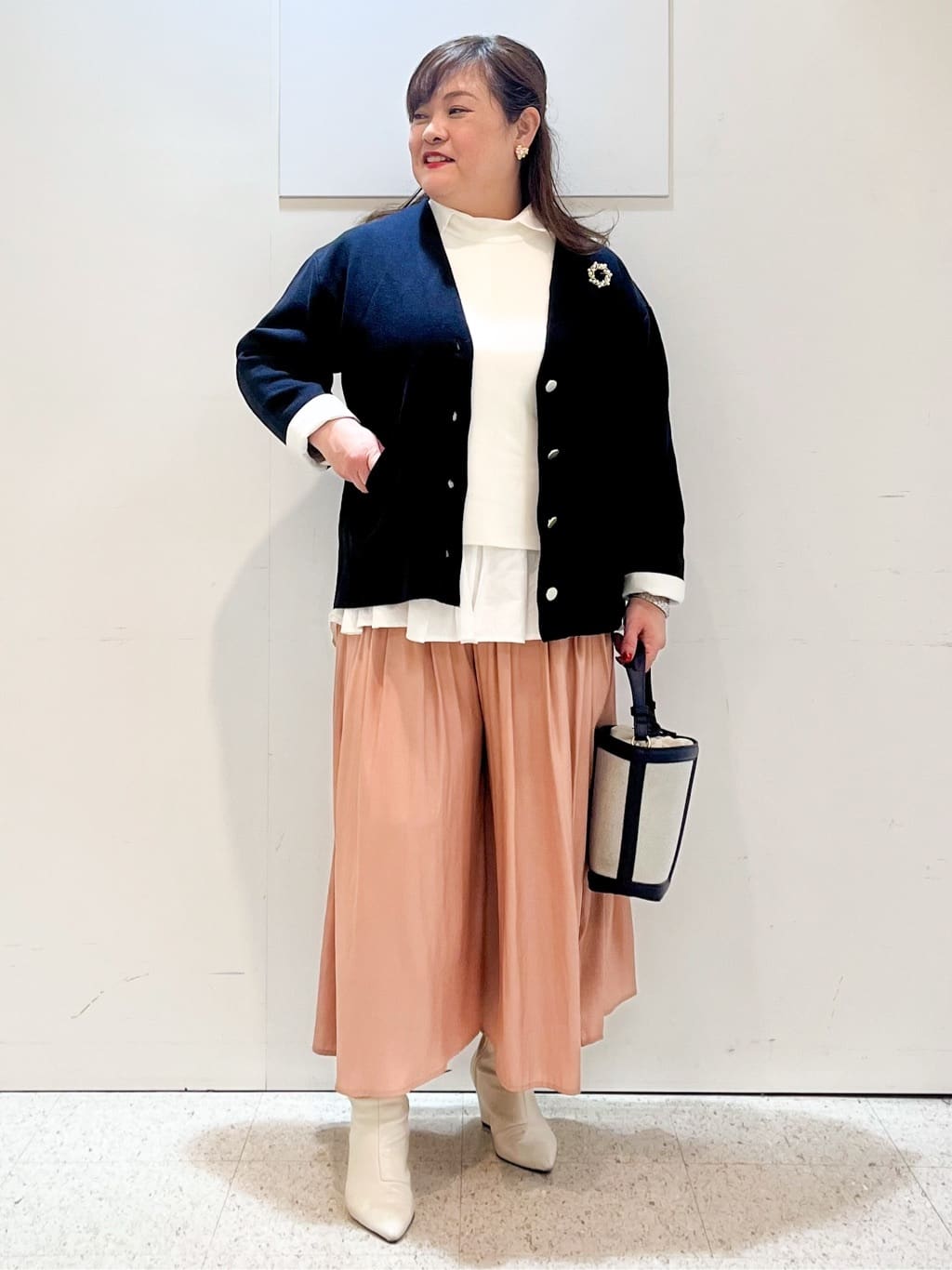kimmyさんの「Reflect｜【着回し力◎】ジャケット風ニットカーディガン」を使ったコーディネート