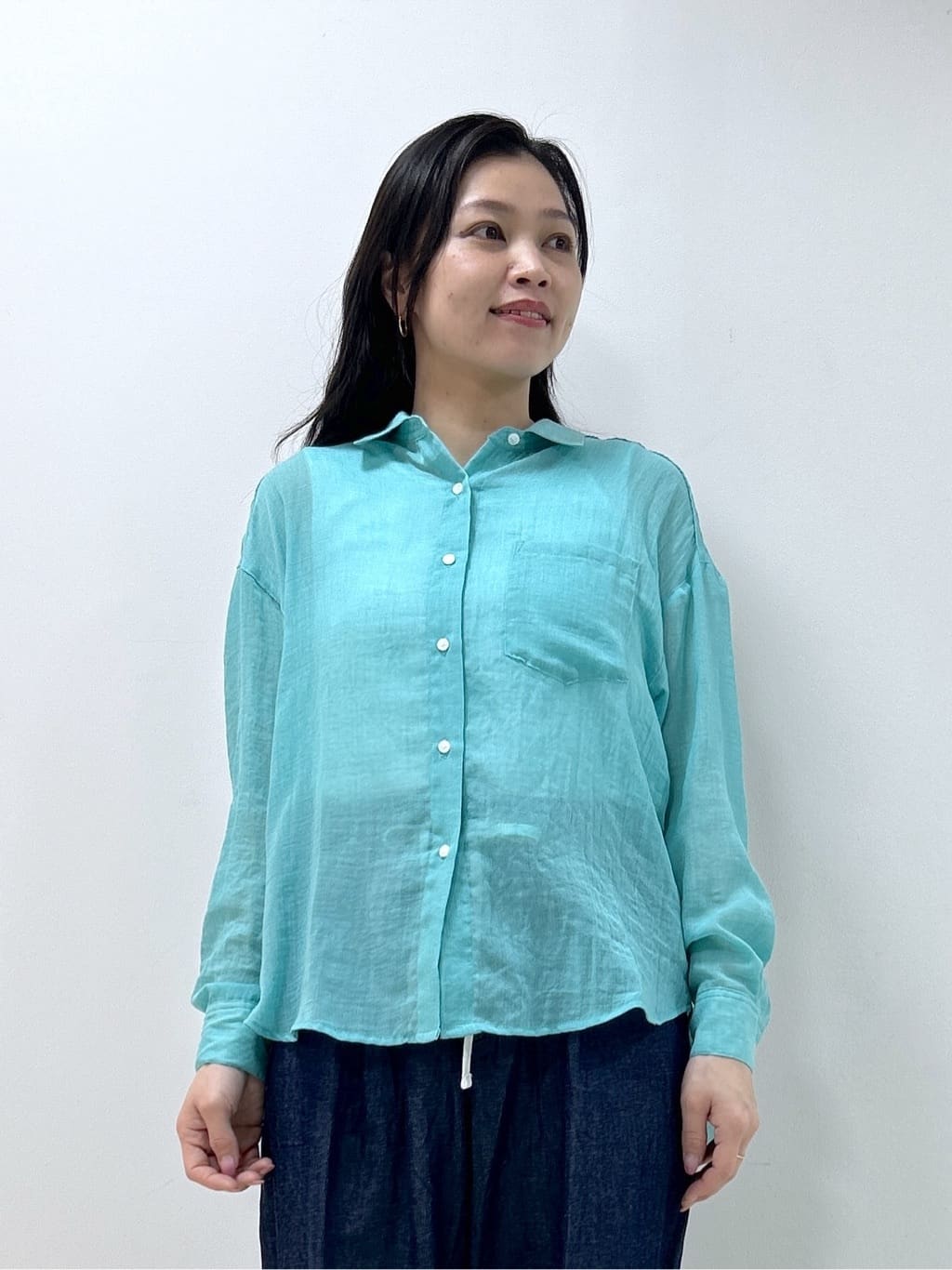 Kaiさんの「Dessin｜【洗える】シアーカラーシャツ」を使ったコーディネート