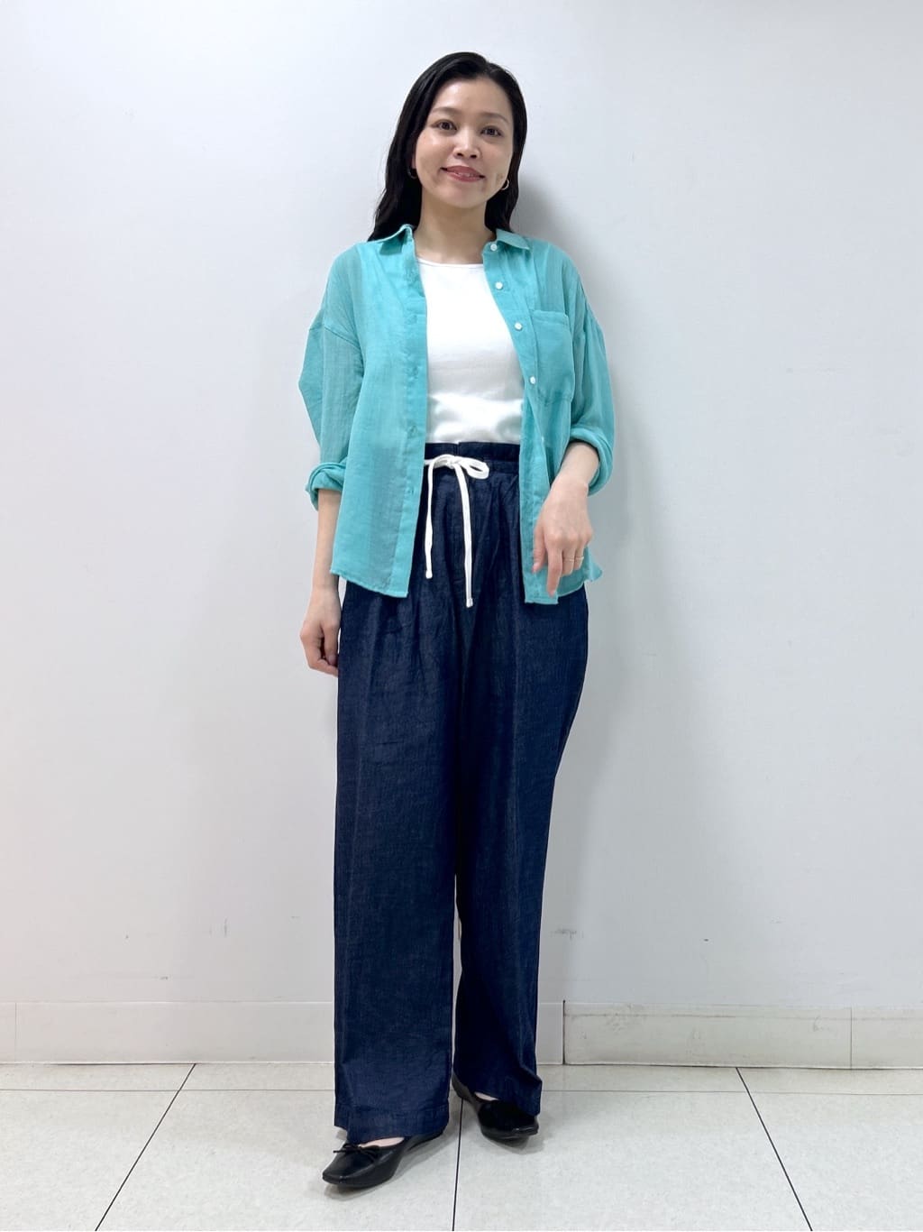 Kaiさんの「Dessin｜【洗える】シアーカラーシャツ」を使ったコーディネート