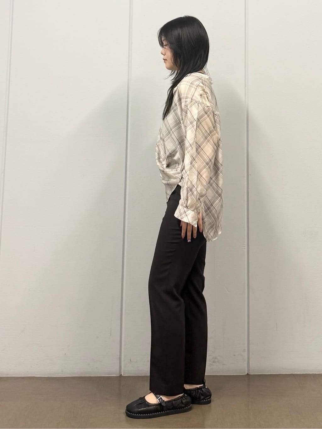 mizukiさんの「INDIVI｜【洗える／UVケア／麻調】シングルジャケット」を使ったコーディネート