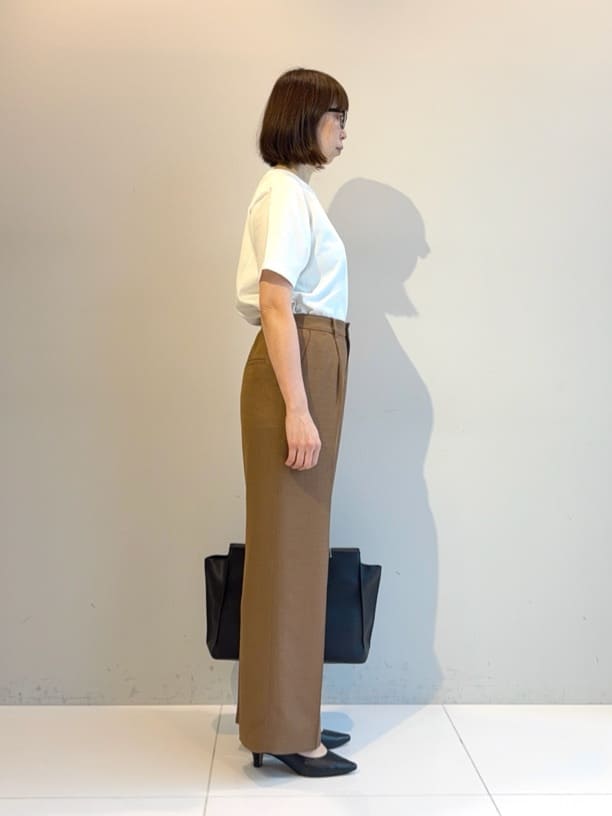 murayamaさんの「INDIVI｜【洗える／メッシュ素材／SETUP可能】半袖シアージャケット」を使ったコーディネート