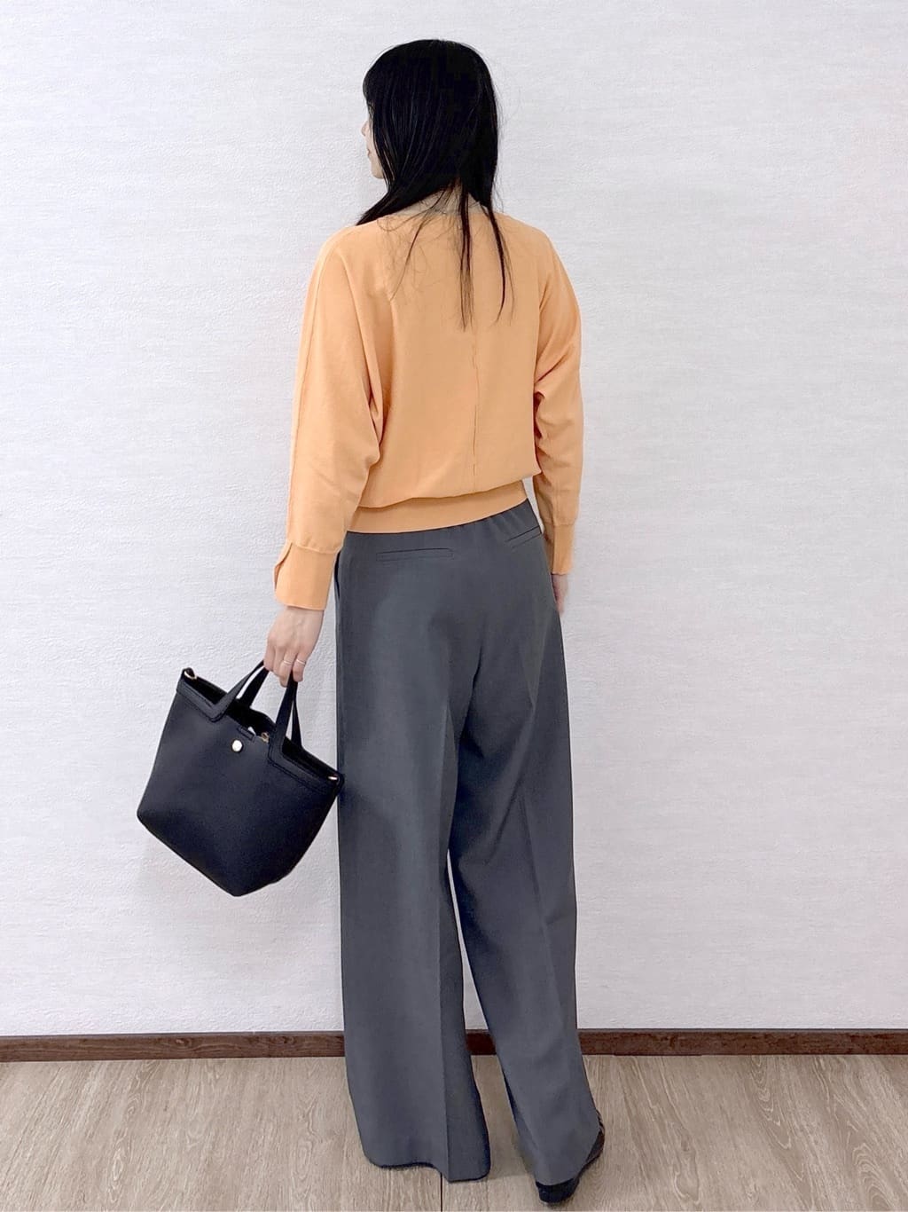 sachikoさんの「OPAQUE.CLIP｜リラクシードルマンスリーブニット【洗濯機OK／抗ピル】」を使ったコーディネート