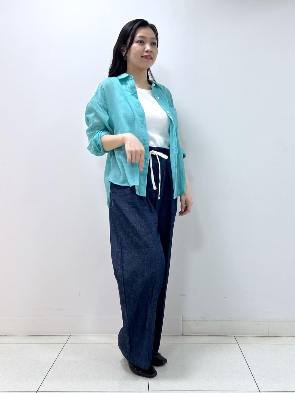 Kaiさんの「Dessin｜【洗える】シアーカラーシャツ」を使ったコーディネート