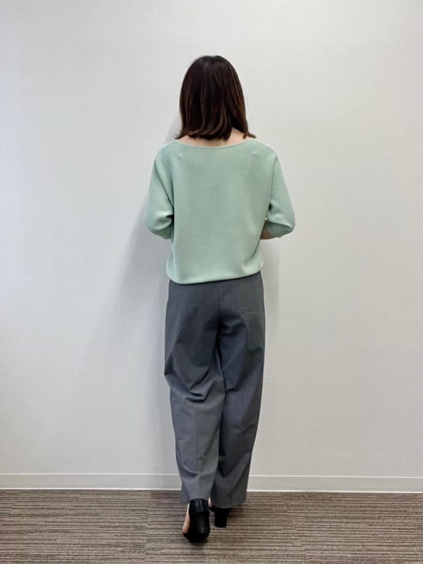 saoriさんの「【手洗い可】ラメガーターニット」を使ったコーディネート
