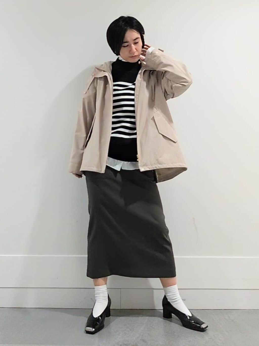 ミズタさんの「UNTITLED｜【洗える/はっ水】リラクシーマウンテンパーカー」を使ったコーディネート
