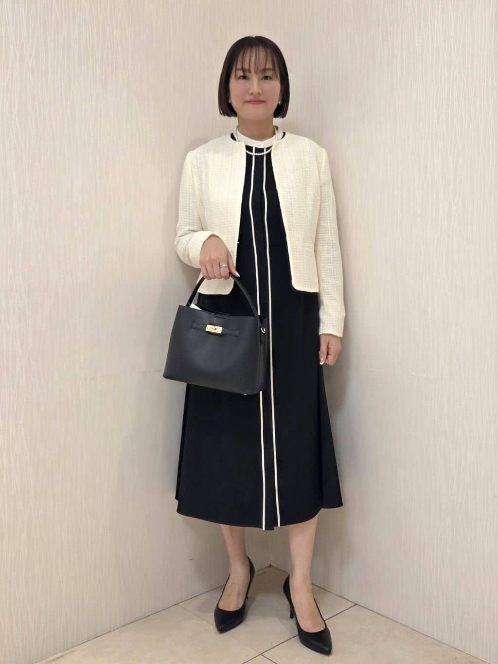 naokoさんの「UNTITLED｜【セットアップ可/フォーマル】ツイードジャケット」を使ったコーディネート