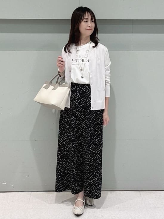 makiさんの「UNTITLED｜◆【ステンレス】レイヤードコインネックレス」を使ったコーディネート